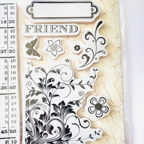 Hero Arts Friend Collage Butterfly Flower Art of the Card Cling Stamp AC022 Gift - Picture 3 of 8
